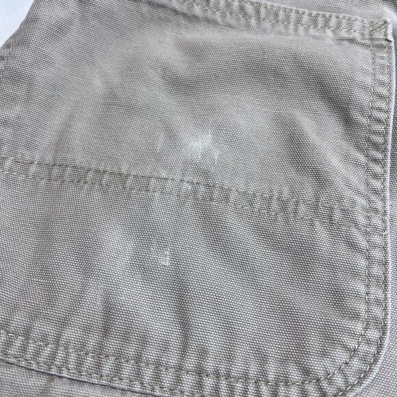 Carhartt Rugged Flex Canvas Work Pants 32x30 Tan Relaxed Fit Carpenter Utility - Picture 6 of 12